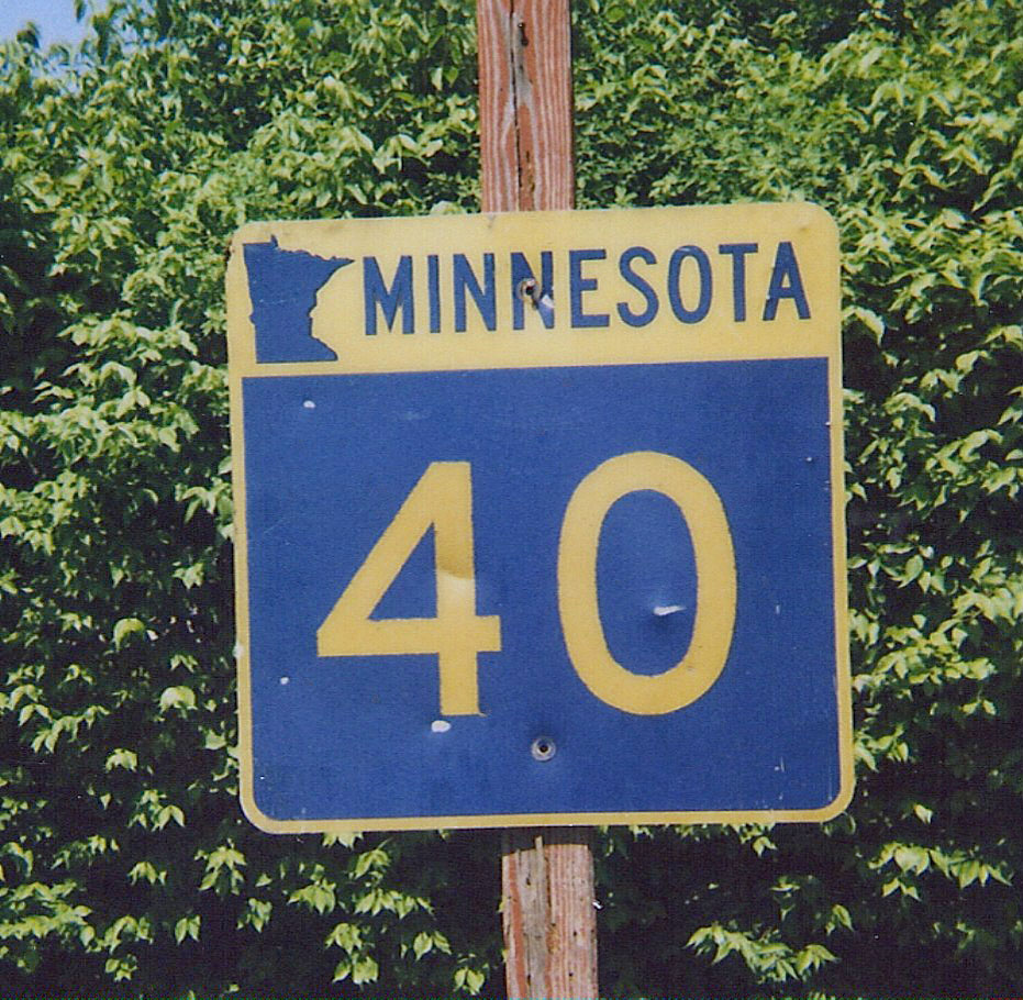 1960s highway marker.