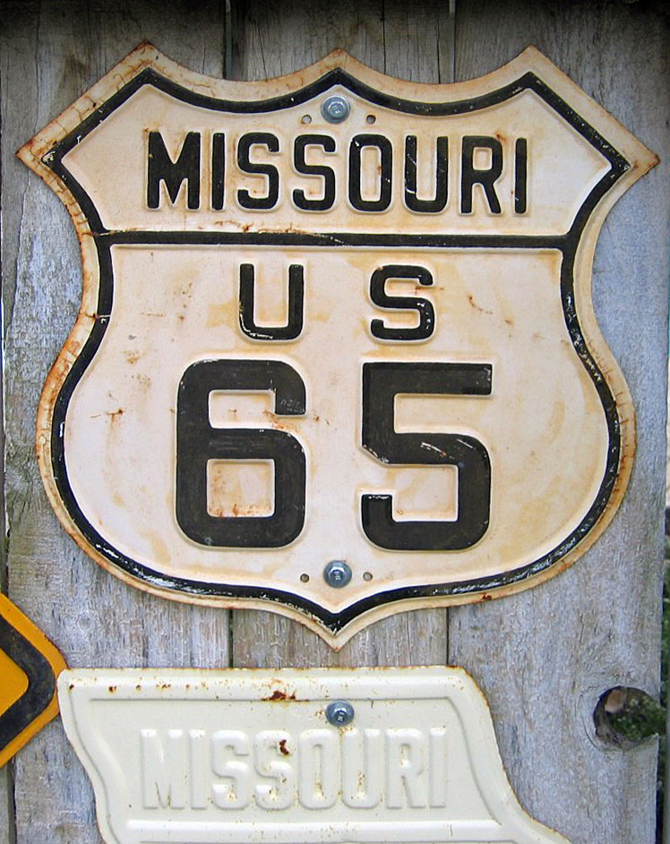 1930s highway marker.