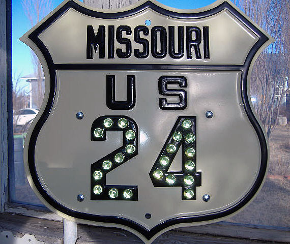 1930s highway marker.