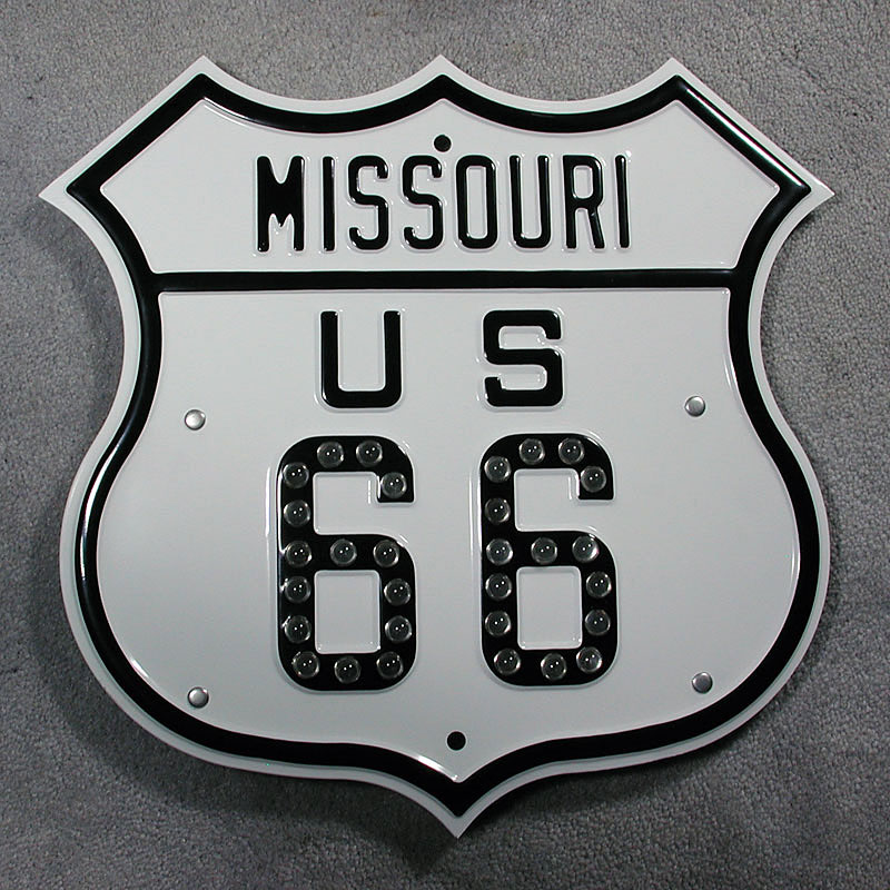 1930s highway marker.