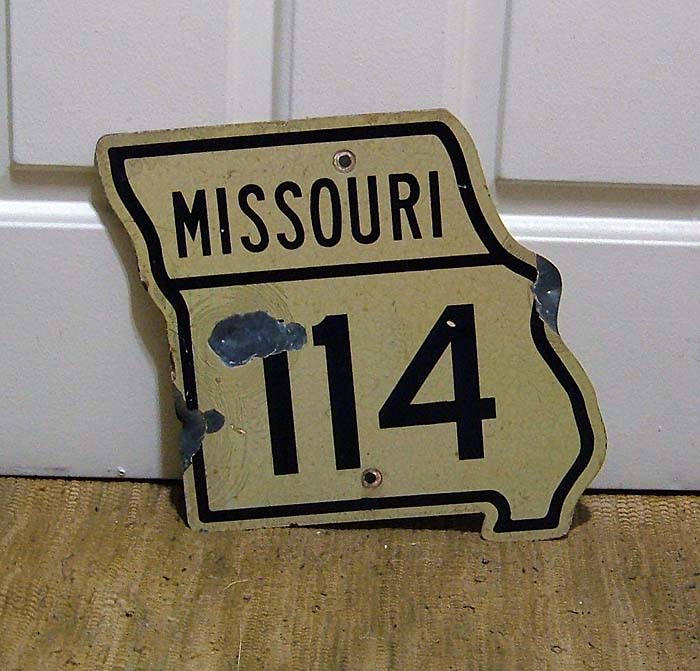 1940s highway marker.