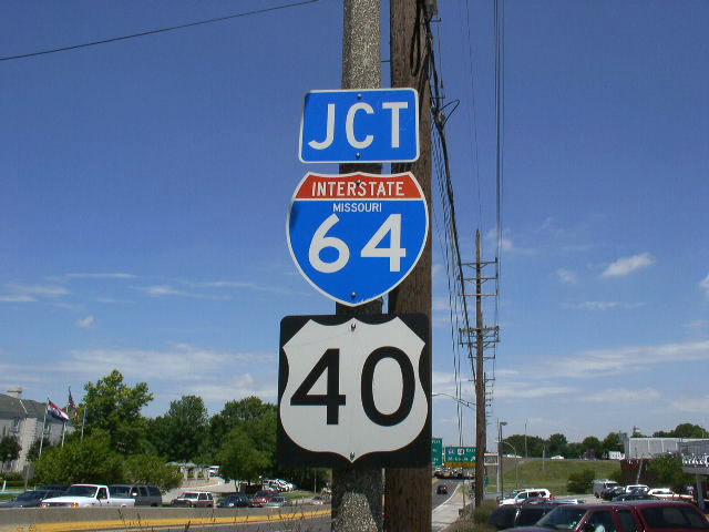 Southbound U.S. 61-67 at Interstate 64.
