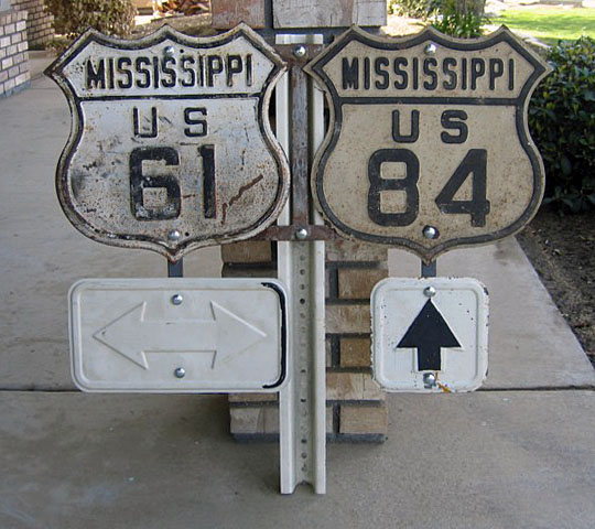 1920s highway marker.