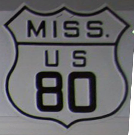 1920s highway marker.