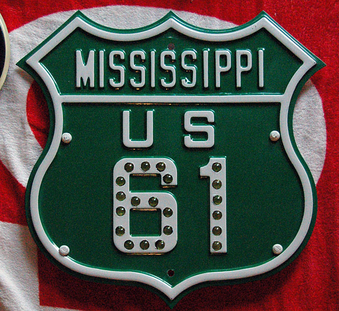 1940s highway marker.