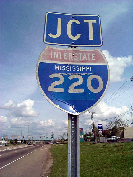 U.S. 80 eastbound near Interstate 220.