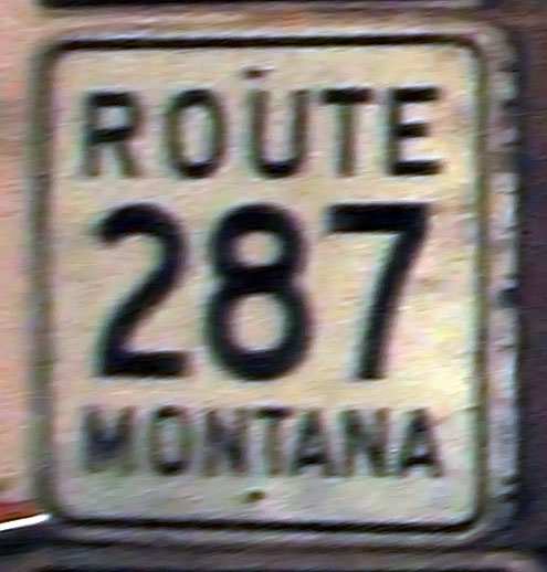 1940s highway marker.