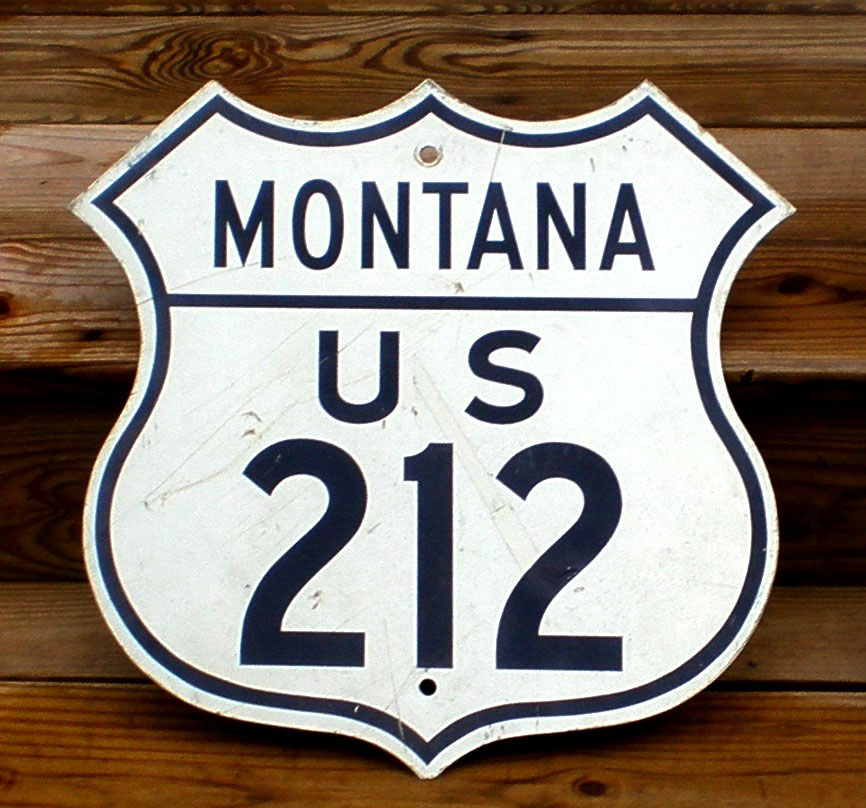 1950s highway marker.
