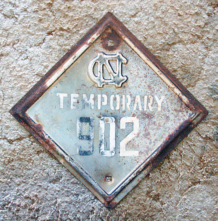 1950s highway marker.