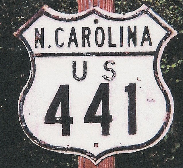1940s highway marker.