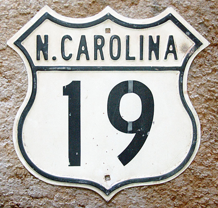 1950s highway marker.