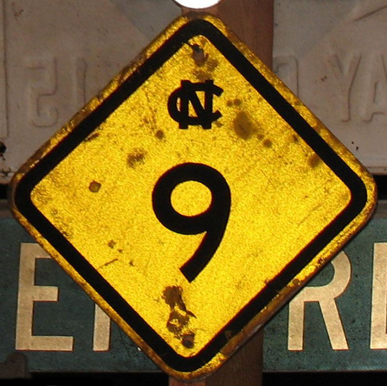 1950s highway marker.