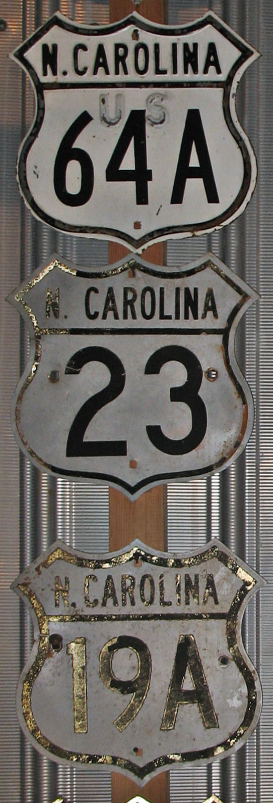1950s highway marker.