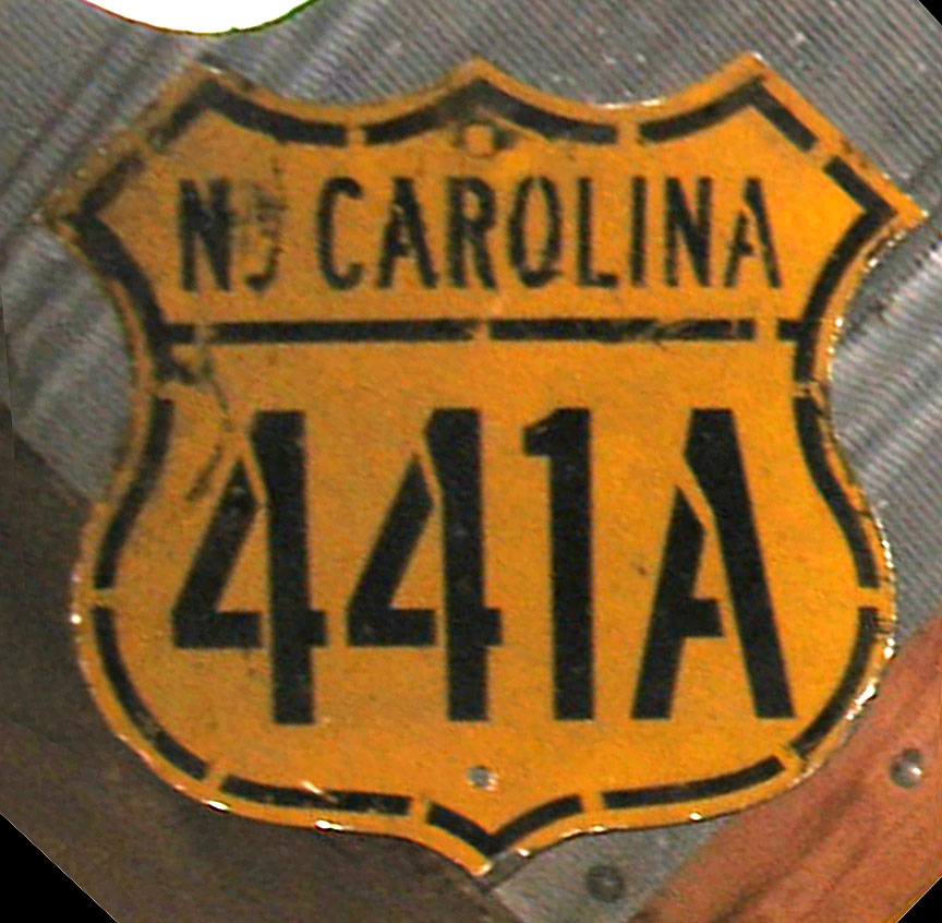 1950s highway marker.