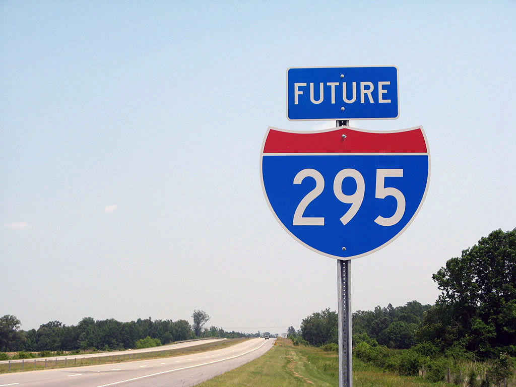 Northbound Future Interstate 295 between River Road and Interstate 95 north of Fayetteville.