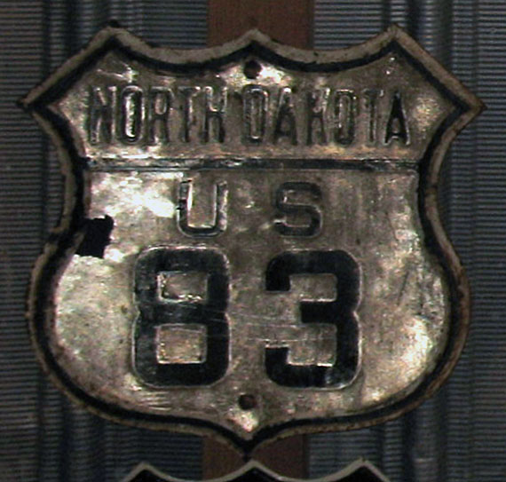 1920s highway marker.