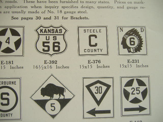 1929 Westmanco sign catalog, scanned by Dale Mark.