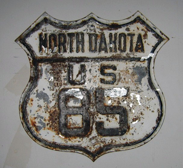 1930s highway marker.