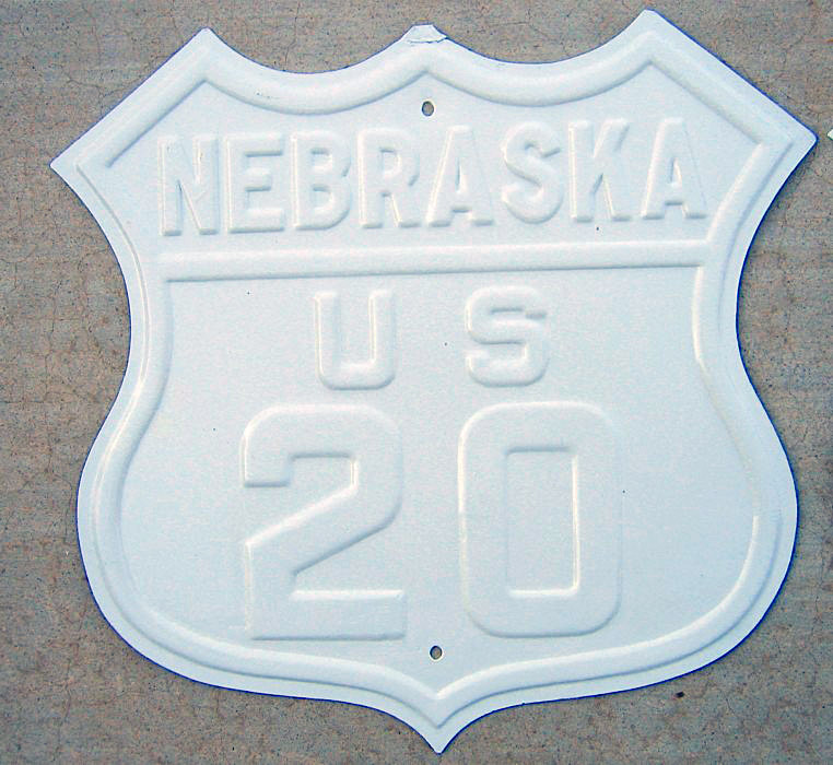 1920s highway marker.