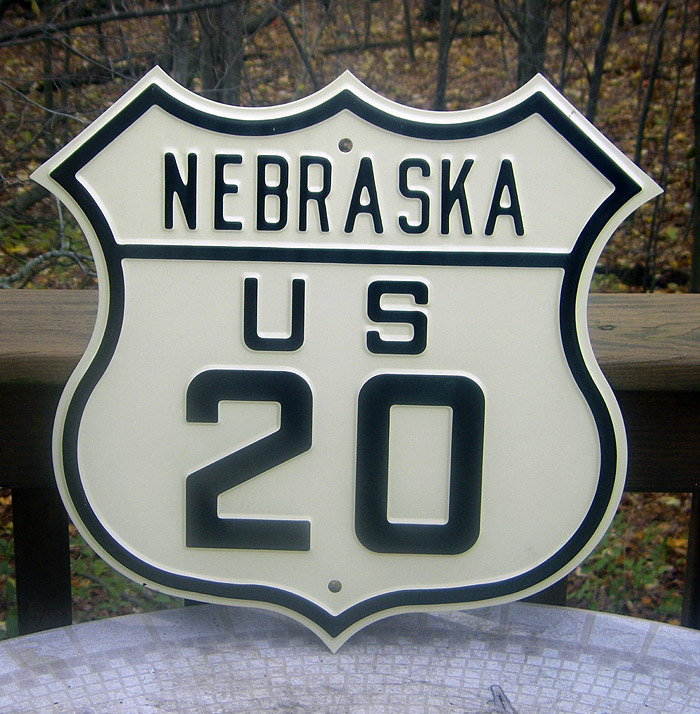 1920s highway marker.