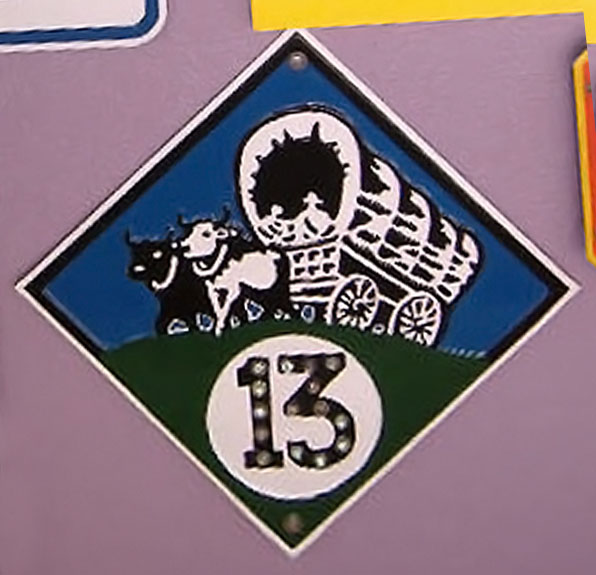 1930s highway marker.