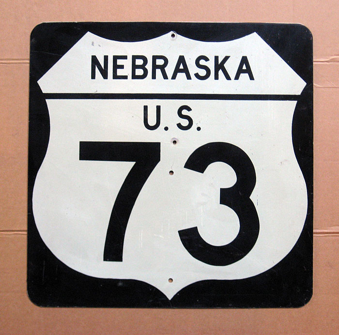 1960s highway marker.