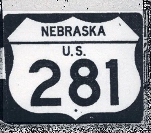 1960s highway marker.