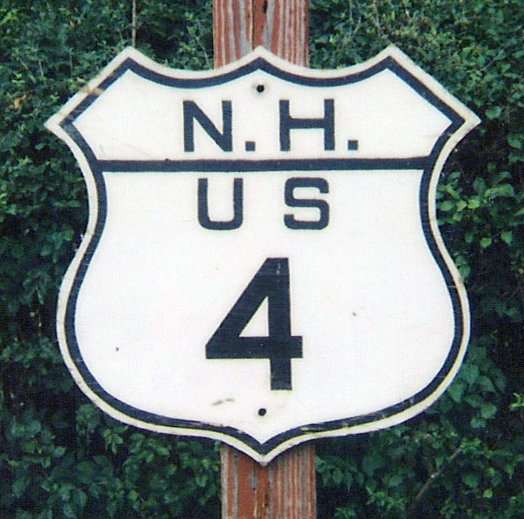 1940s highway marker.