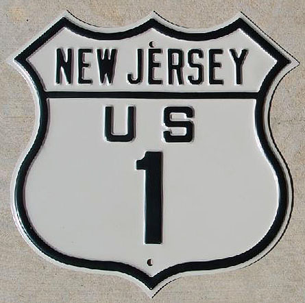 1920s highway marker.