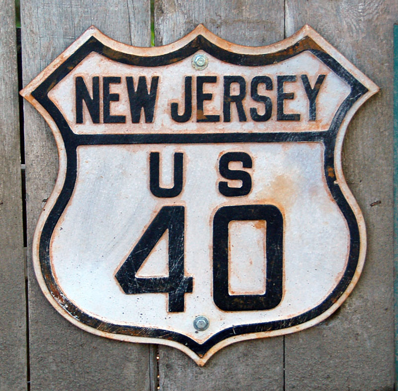1920s highway marker.
