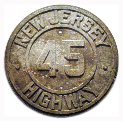 1930s highway marker.