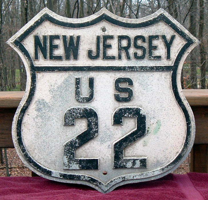 1940s highway marker.