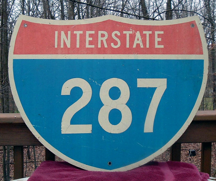 1960s highway marker.