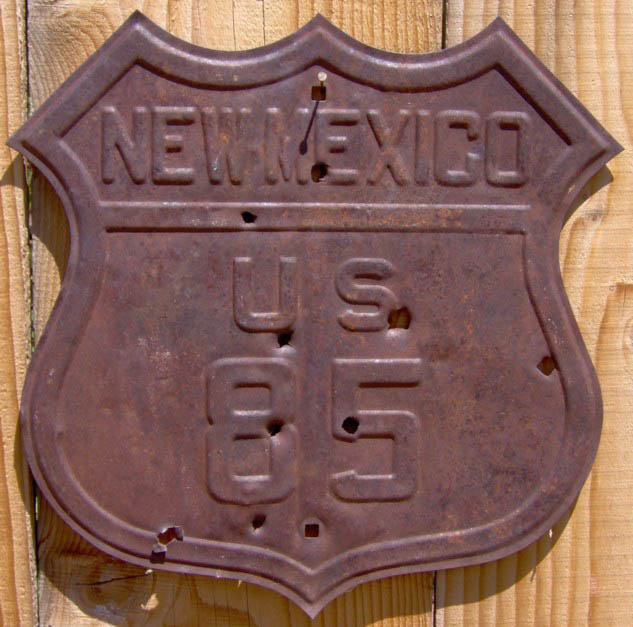 1920s highway marker.