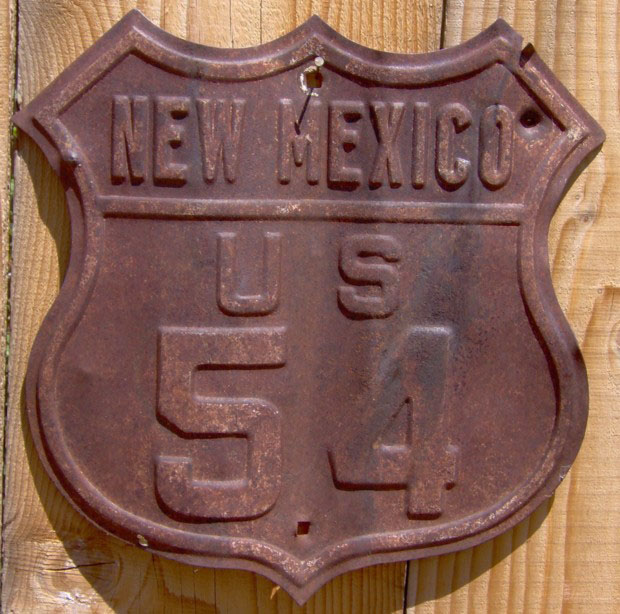 1930s highway marker.