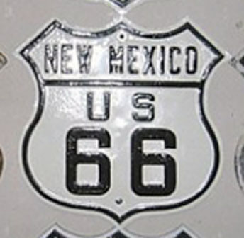 1920s highway marker.
