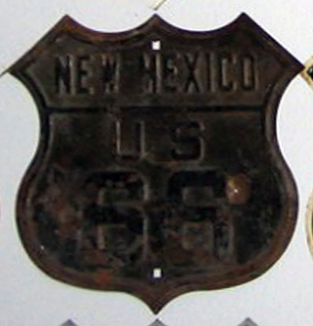 1920s highway marker.