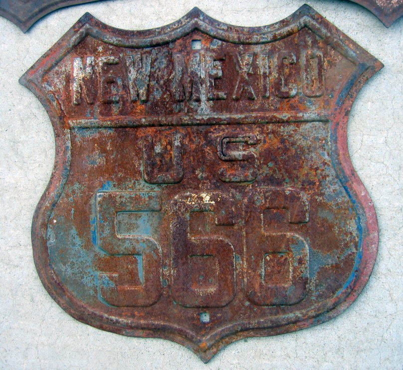1930s highway marker.