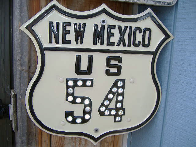 1930s highway marker.