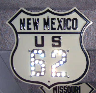 1930s highway marker.