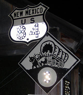 1940s highway marker.