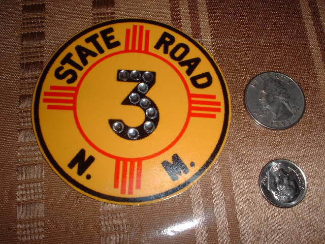 1950s highway marker.