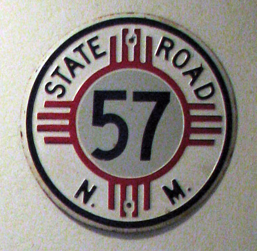 1950s highway marker.