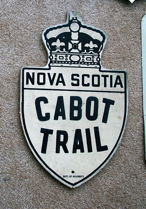1940s highway marker.