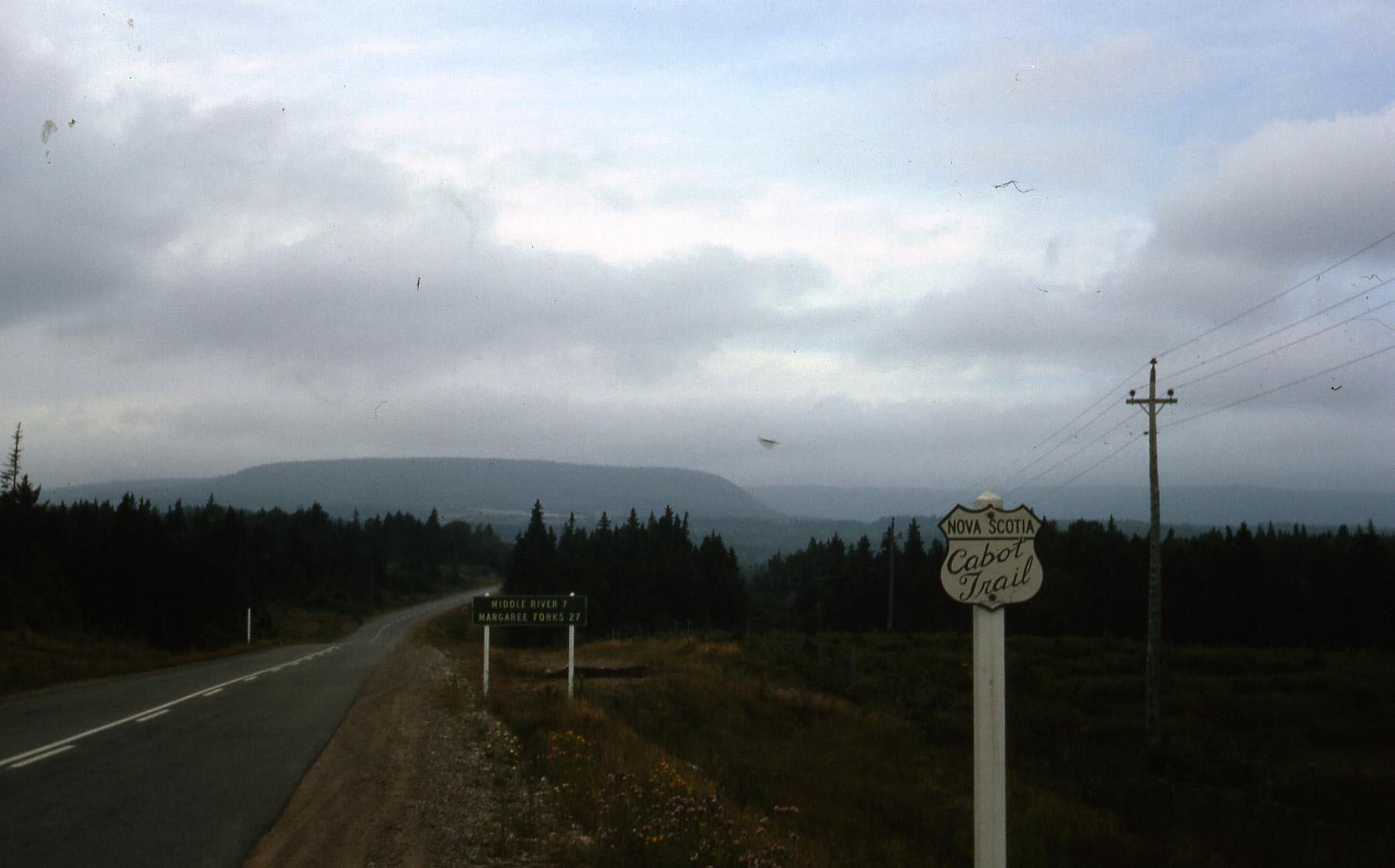 Beginning of the Cabot Trail at Hunter