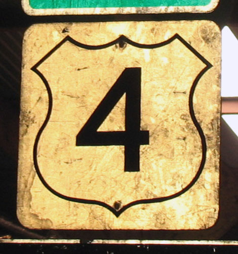 1960s highway marker.