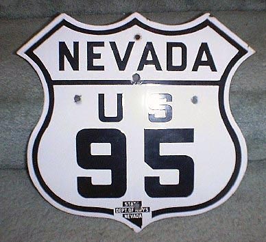1920s highway marker.