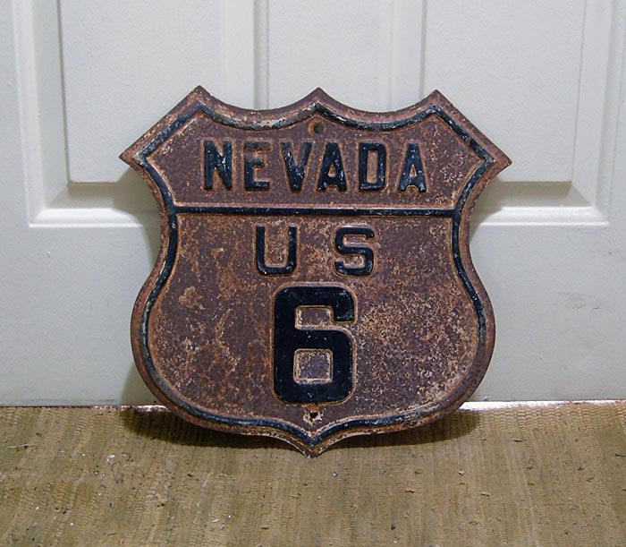 1930s highway marker.