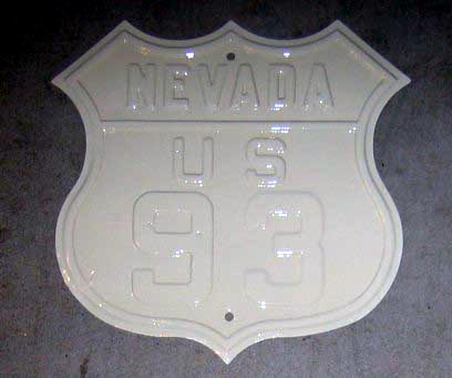 1930s highway marker.