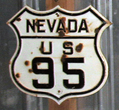 1930s highway marker.